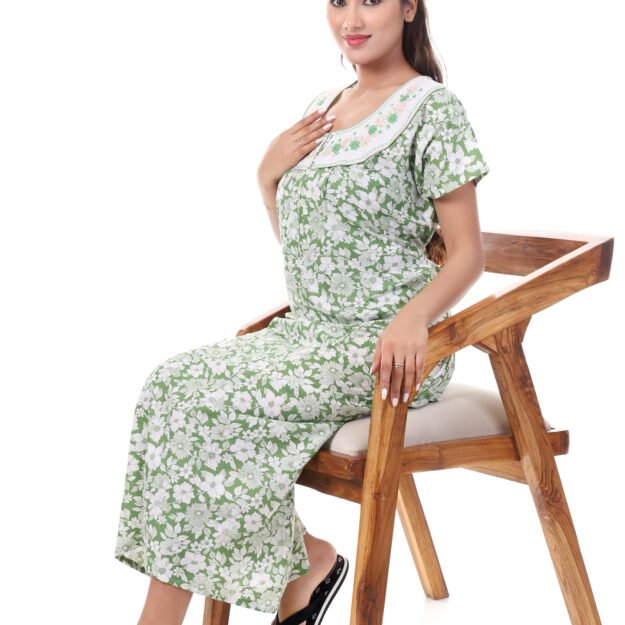Cotton Nighty Green